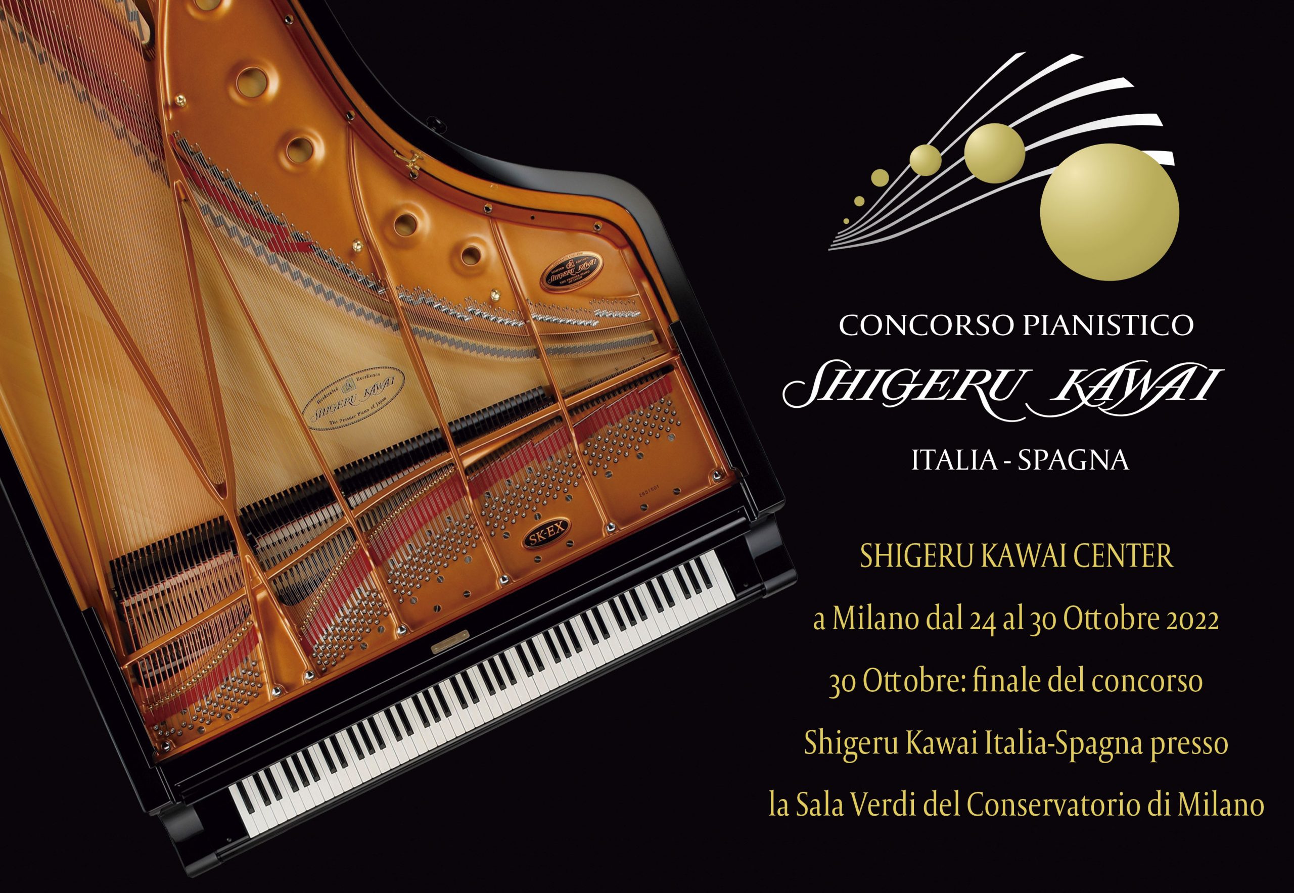 Riapertura del concorso pianistico Shigeru Kawai – Milano, 24-30 ottobre 2022
